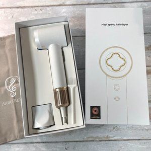 Hair Trends || White and Rose Gold High Speed Blow Dryer